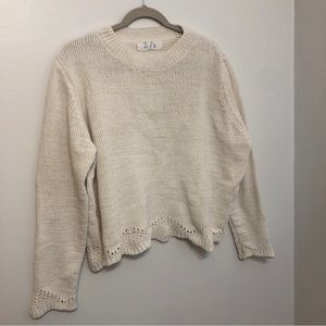 Primark Cropped white sweater